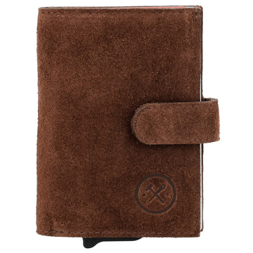 Safety Wallet 7x10cm Braun kompakt mit RFID Schutz