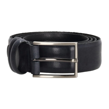 Business Ledergürtel Dunkelblau 35mm – Eleganter Gürtel für Anzug & Business