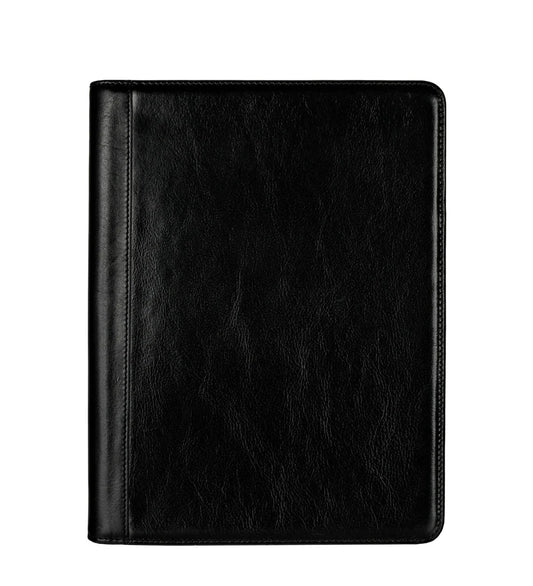 Schreibmappe-| Organizer A4 in Schwarz - leder-accessoires.com