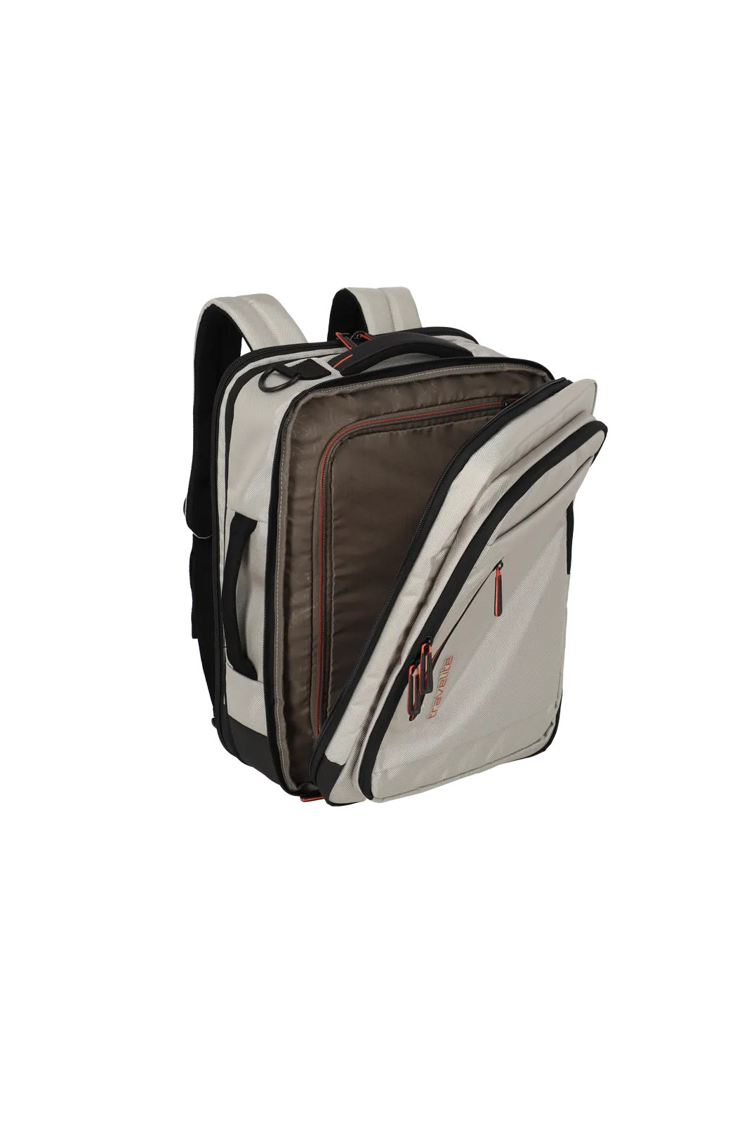 Rucksack| Tasche Travelite "Crosslite" 31 x 43 x 20 cm in Natur - leder-accessoires.com