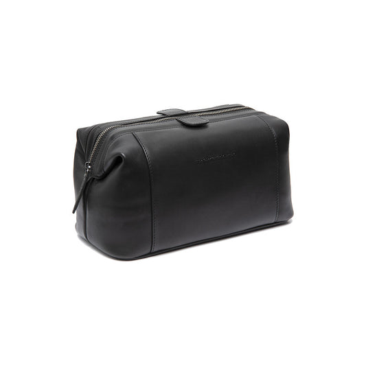 Kulturtasche | Mausefalle 28x14x16cm in Schwarz aus Leder - leder-accessoires.com