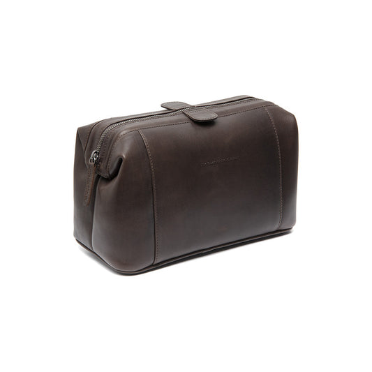 Kulturtasche | Mausefalle 28x14x16cm in Braun aus Leder - leder-accessoires.com
