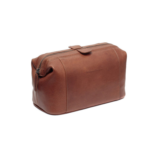 Kulturtasche | Mausefalle 28x14x16cm in Cognac aus Leder - leder-accessoires.com