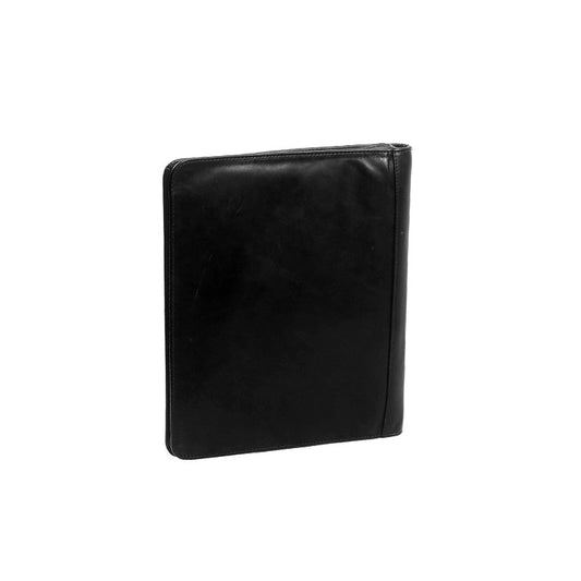 Dokumentenmappe 28x3x34cm in Schwarz mit Reißverschluss - leder-accessoires.com