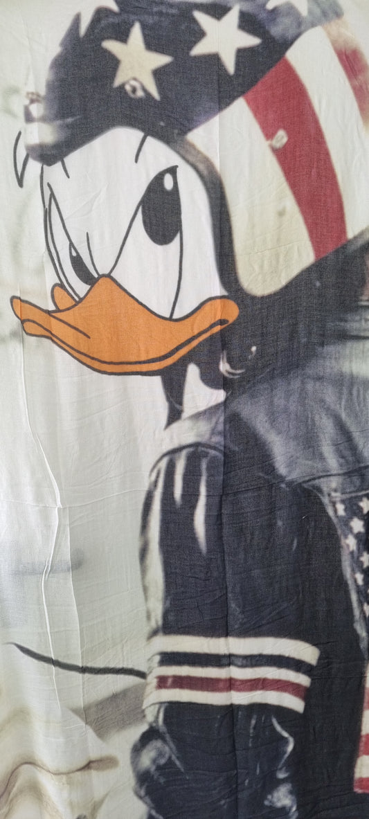 Tuch Donald Duck Print aus Baumwolle - leder-accessoires.com