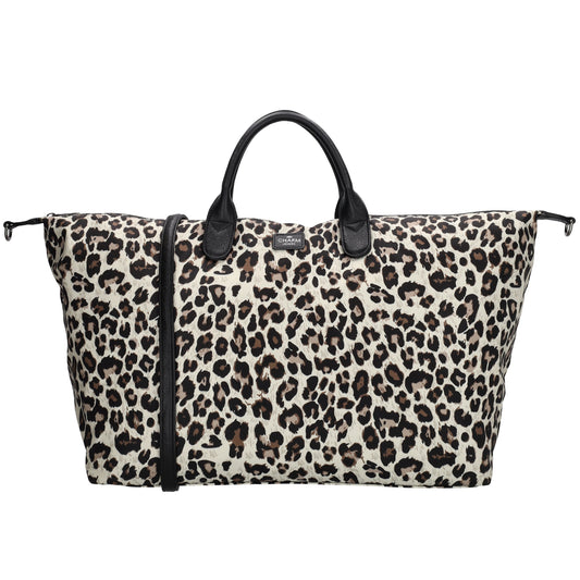Reisetasche 65 x 36cm in Leo mit Reißverschluss und Aufsteckfunktion