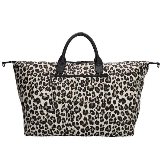 Reisetasche 65 x 36cm in Leo mit Reißverschluss und Aufsteckfunktion