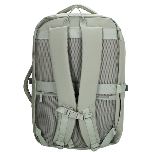 Rucksack 48x32x18cm in Mint mit Brustgurt und Aufsteckfunktion - leder-accessoires.com