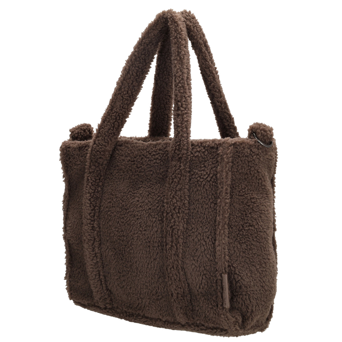 Teddy Tasche Damen 27 x 22cm Dunkelbraun – Handtasche & Umhängetasche - leder-accessoires.com