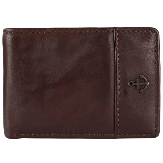 Lederbörse Mini 9x6,5cm in Braun - leder-accessoires.com