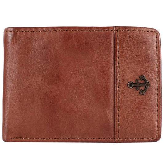 Lederbörse Mini 9x6,5cm in Cognac - leder-accessoires.com