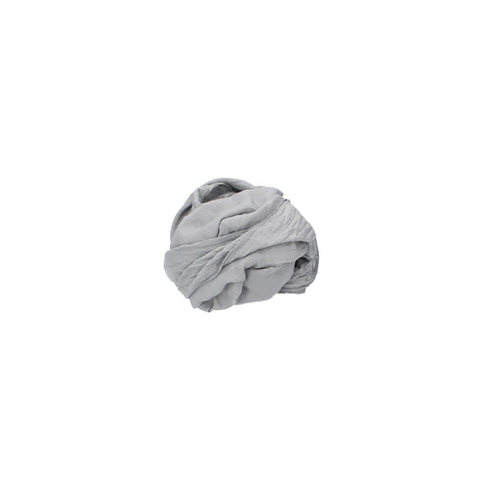 Loop in Hellgrau uni aus Baumwolle - leder-accessoires.com