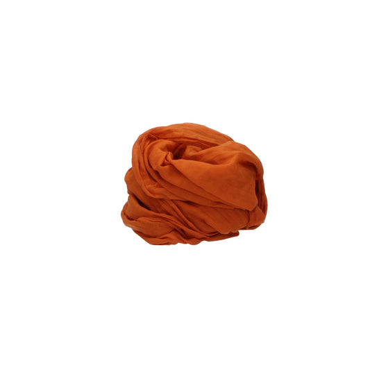 Loop in Rostrot|Uni aus Baumwolle - leder-accessoires.com