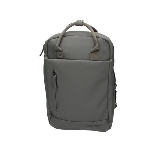 Rucksack 26x10x38cm in Anthrazit mit Reißverschluss - leder-accessoires.com