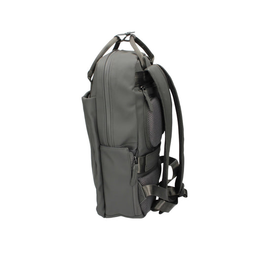 Rucksack 26x10x38cm in Anthrazit mit Reißverschluss - leder-accessoires.com