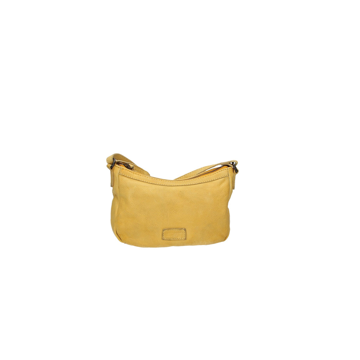 SALE Umhängetasche 21x3x18cm in Gelb aus Leder - leder-accessoires.com