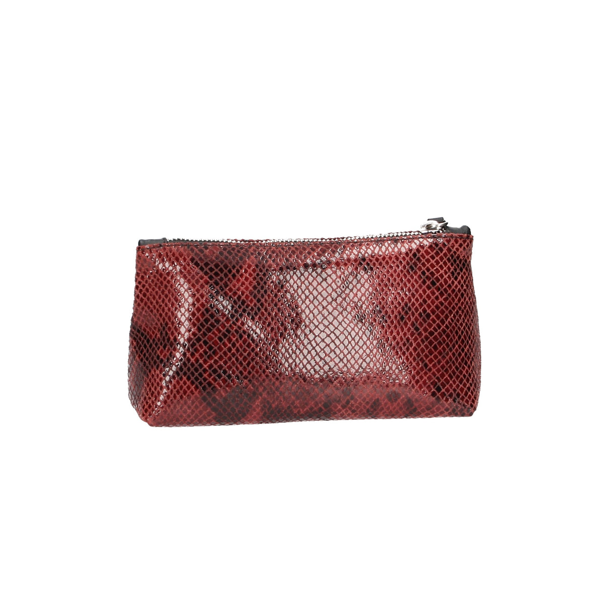 Kosmetiktasche| Kulturbeutel Maxima 18x7x11cm in Bordeaux|Phyton aus Leder - leder-accessoires.com