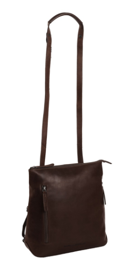 Rucksack|Crossover aus Leder in Braun - leder-accessoires.com