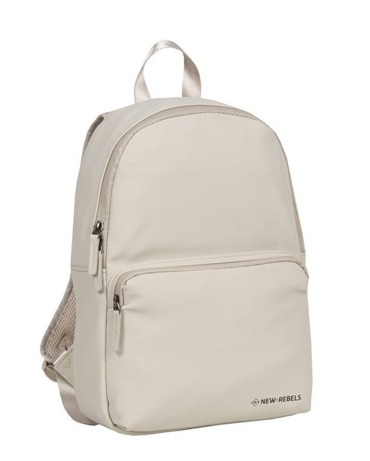 Rucksack 11L in Beige mit Vortasche - leder-accessoires.com