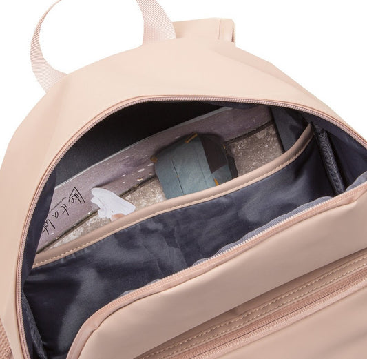 Rucksack 11L in Rose mit Vortasche - leder-accessoires.com
