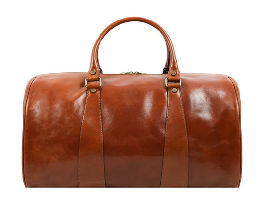 Reisetasche in Cognac aus Leder - leder-accessoires.com