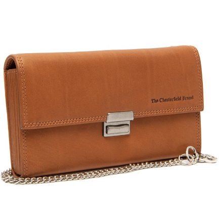 Kellnerbörse in Cognac aus Leder - leder-accessoires.com