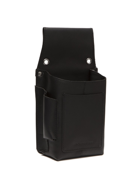 Kellnerbörse Halfter in Schwarz aus Leder - leder-accessoires.com