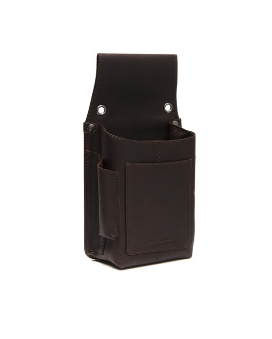 Kellnerbörse Halfter in Braun aus Leder - leder-accessoires.com