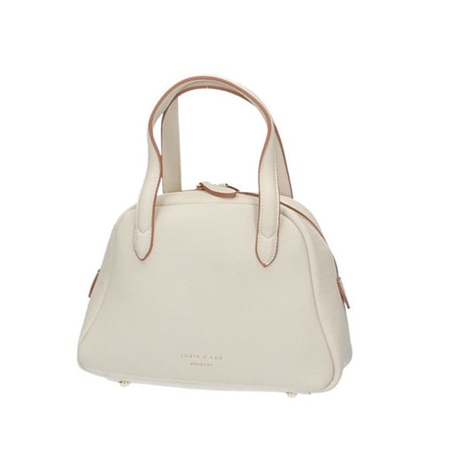 Kurzgrifftasche klein in Beige - leder-accessoires.com