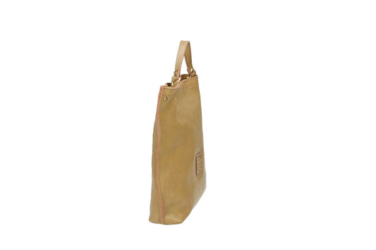 Kurzgrifftasche in Oliv|Grün aus Leder - leder-accessoires.com