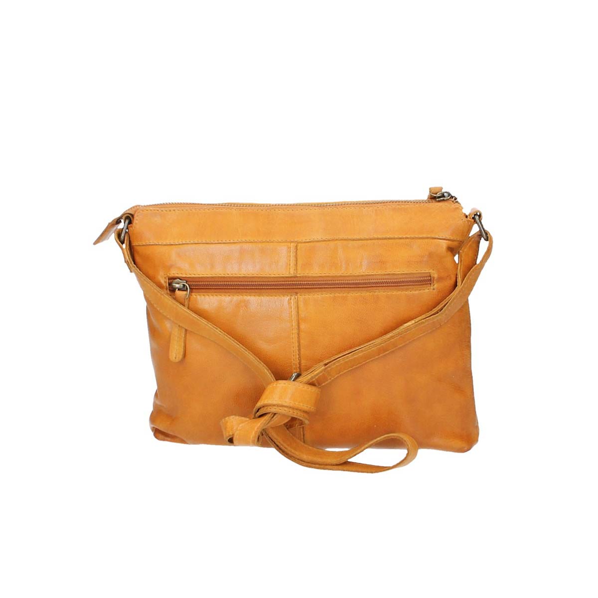 Umhängetasche in Gelb mit Muster aus Leder - leder-accessoires.com